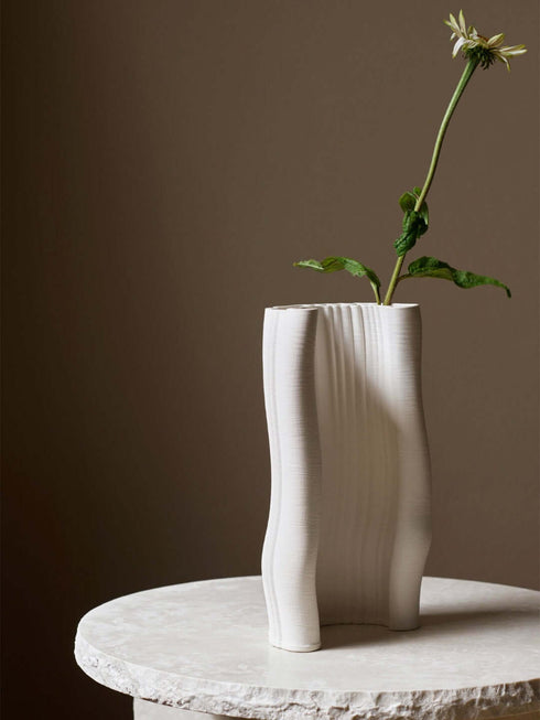 Moire Vase | Off-White