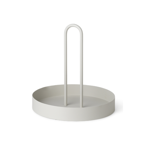 Tablett mit Tragegriff "Grib" | light grey