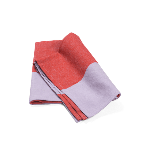 Hale Geschirrtuch | rot-lila