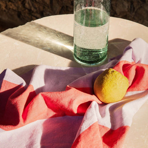 Hale Geschirrtuch | rot-lila