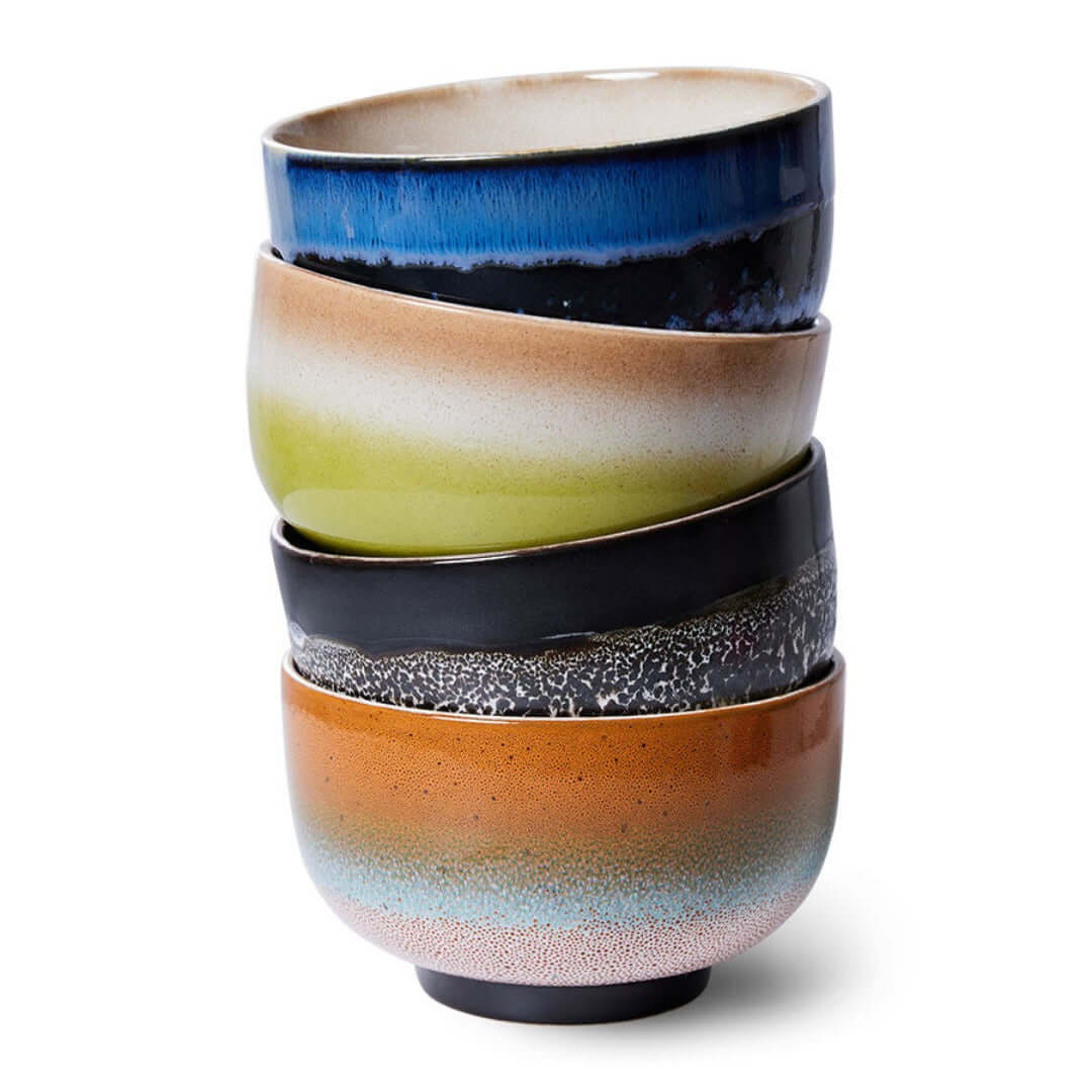 joyne.com | 4er Set Schüsseln M Ø 13.5cm | Groovy von Hk Living