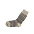 Woll Socken Jacquard Muster | oatmeal