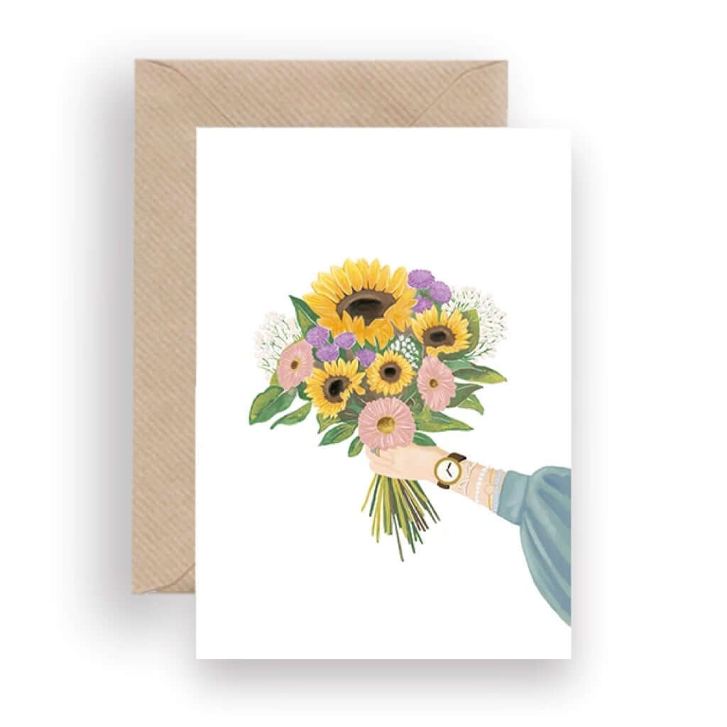 joyne.com | Karte Sunflower Bouquet von Lykkefund Paper