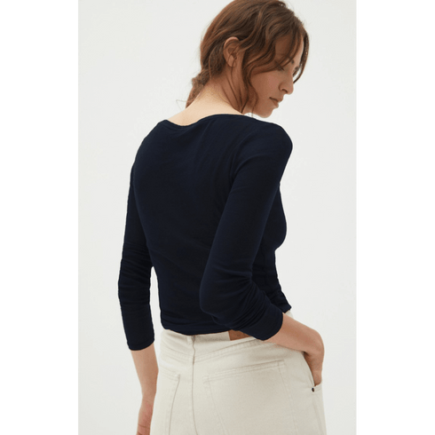 Longsleeve Shirt Massachusetts | navy