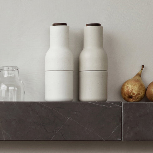 Salz- & Pfeffermühle Keramik (glasiert) | Sand