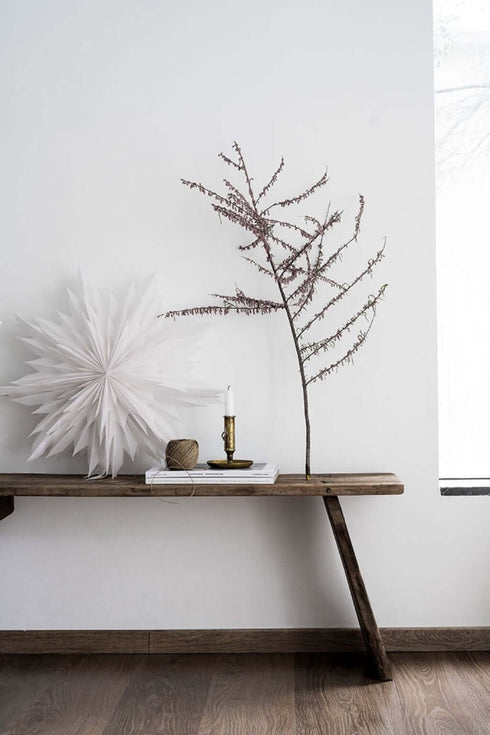 Papierstern OSLO Ø60cm | weiss