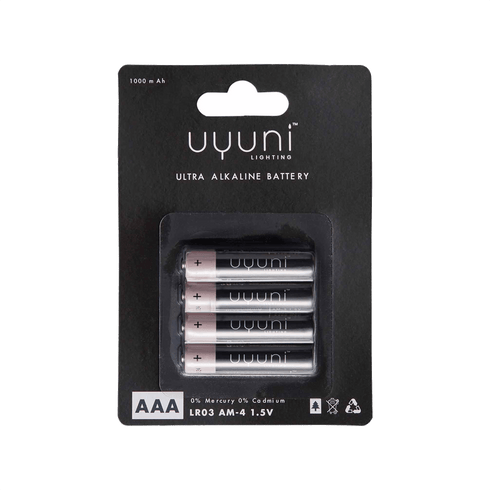 AAA Batterien für LED Stab-Kerzen | 4er Pack