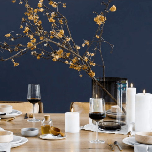 LED Kerze flach | 8x10cm