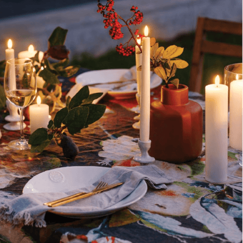 LED Kerze flach | 8x10cm