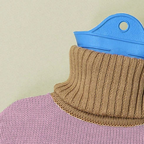 Wärmflasche Baumwollbezug | lila