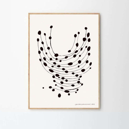 Gerahmter Kunstdruck Dancing Dots | zwei Grössen