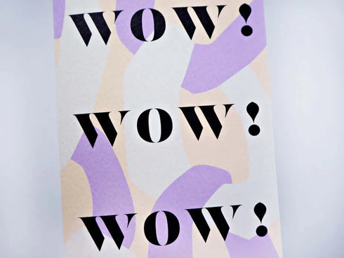 Grusskarte | Wow Wow Wow