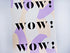 Grusskarte | Wow Wow Wow