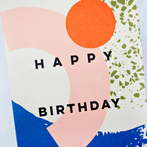 Grusskarte | Birthday (Memphis Edition)