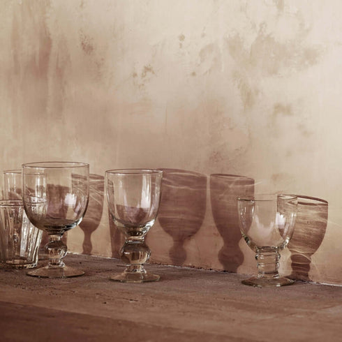 Glas mit Rillen | verschiedene Grössen