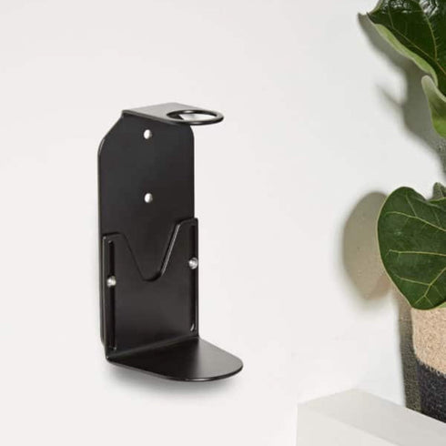 Wandhalterung für Pumpspender single | Edelstahl schwarz