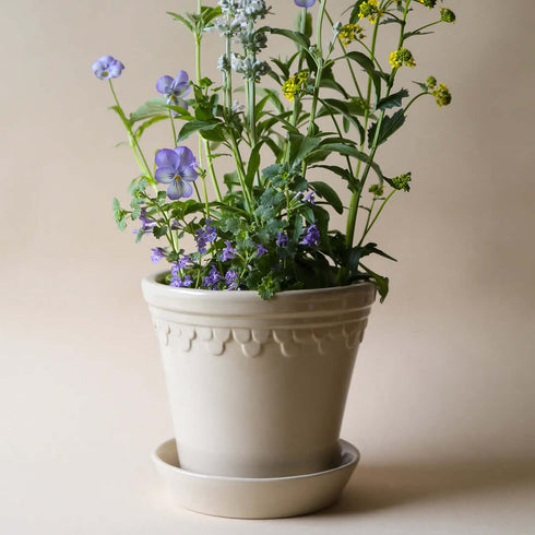 Blumentopf Københavner | sand glasiert