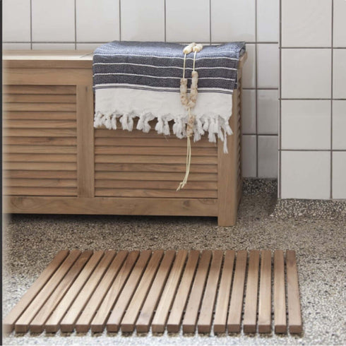 Fussmatte Teakholz | 60x80cm