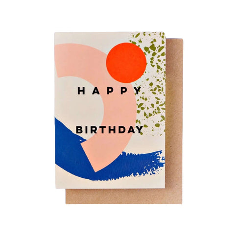 Grusskarte | Birthday (Memphis Edition)