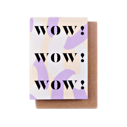Grusskarte | Wow Wow Wow