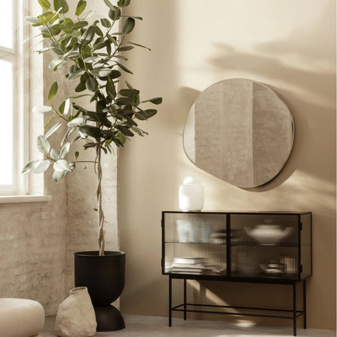 Spiegel POND Messing | extra large