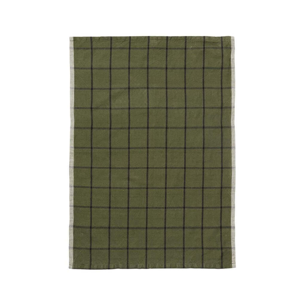 joyne.com | Hale Geschirrtuch | grün schwarz von Ferm Living