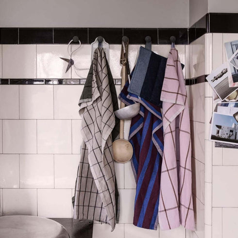 Hale Geschirrtuch | sand-schwarz