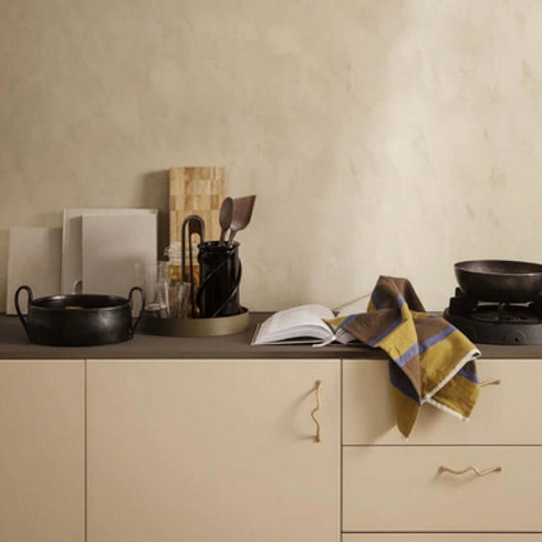 Hale Geschirrtuch | lime/blau