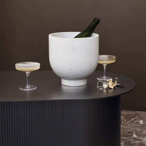 Ripple Champagner Gläser 2er Set | klar