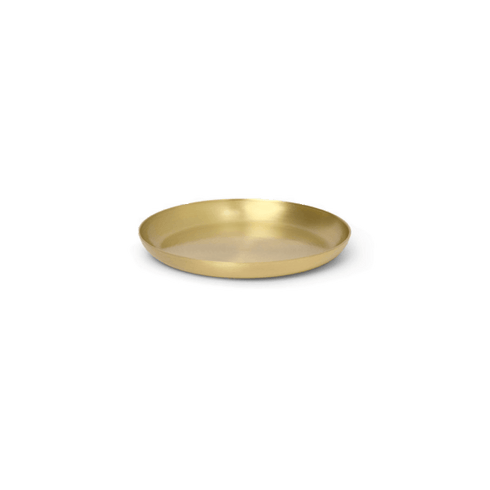 Basho Tablett messing | Ø 9.5cm