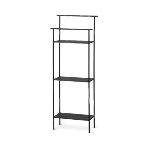 Regal (schmal) Dora | schwarz