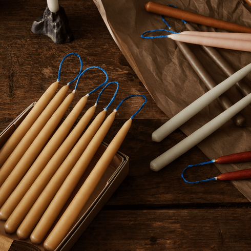 8er-Set mini Kerzen (15cm) | verschiedene Farben