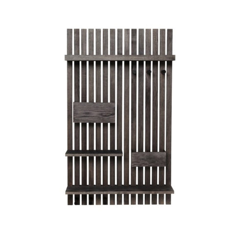 Wandregal Esche | schwarz