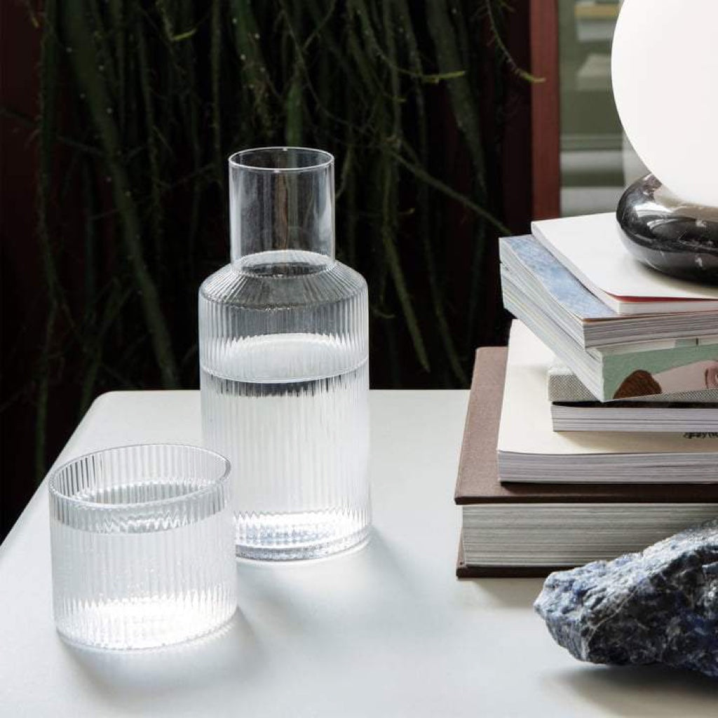 ferm Living Ripple Karaffe klein (inkl. Glas)