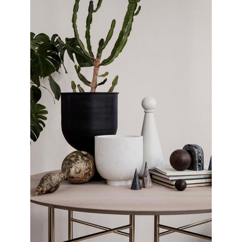 Übertopf Hourglass Pot S | black