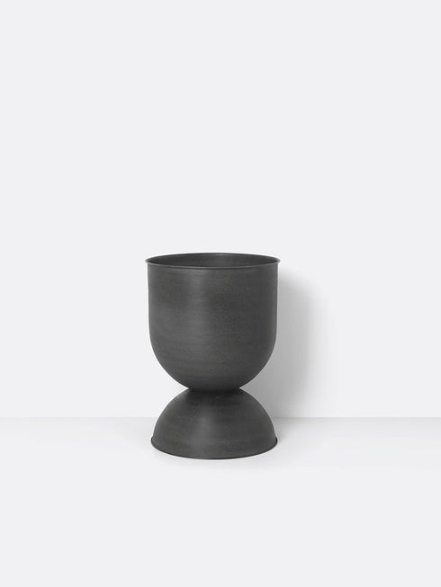 Übertopf Hourglass Pot M | black