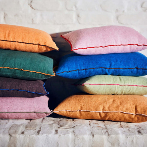 Kissen Country House | grün/orange