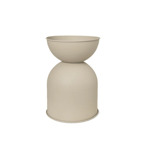Übertopf Hourglass Pot M | cashmere