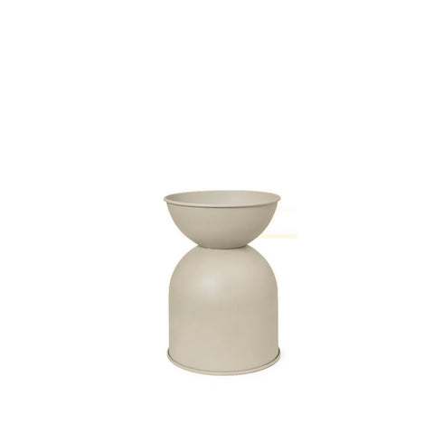 Übertopf Hourglass Pot S | cashmere