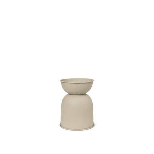 Übertopf Hourglass Pot XS | cashmere