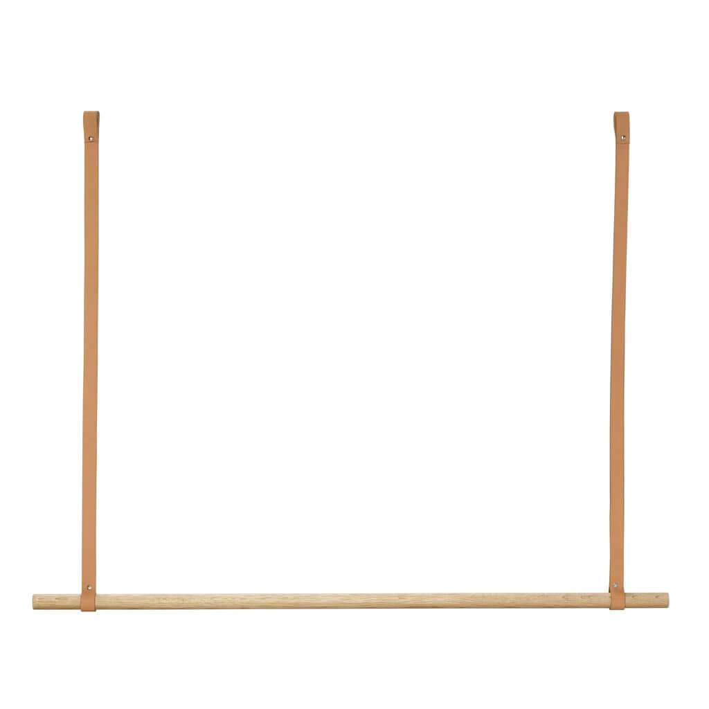 joyne.com | Garderobe mit Lederriemen von Hübsch Interior