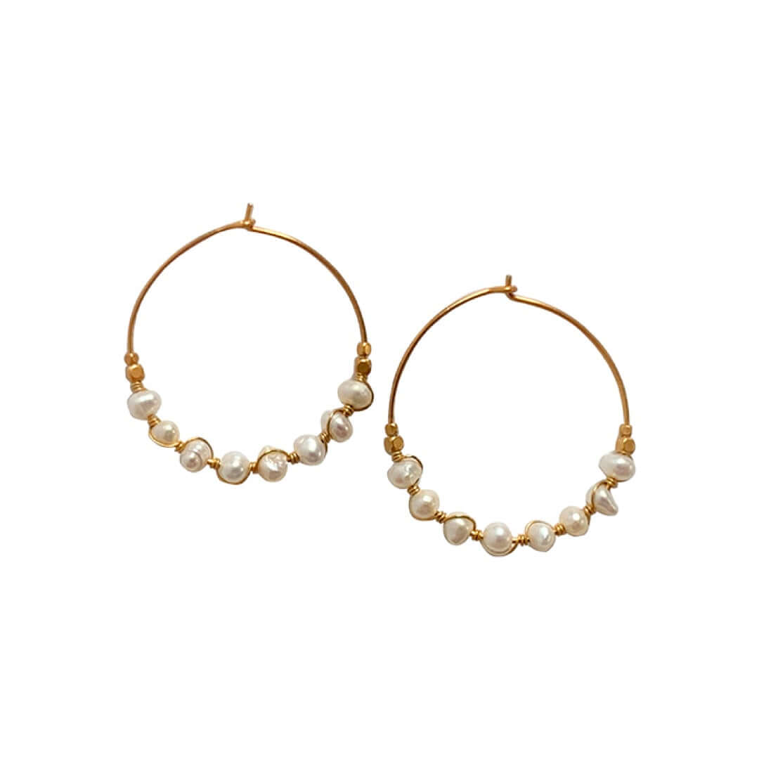 joyne.com | Ohrringe Hoops Perlen von Ibu Jewels