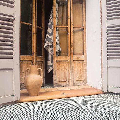 PET Outdoor Teppich Pemba | beluga