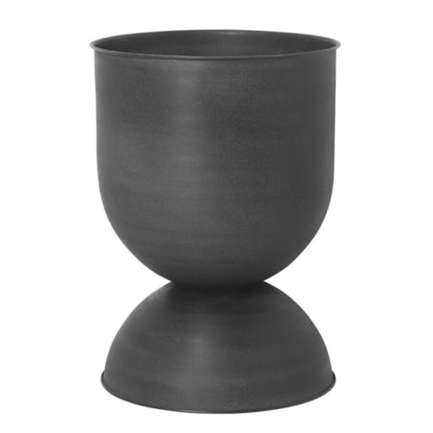 Übertopf Hourglass Pot L | black