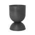 Übertopf Hourglass Pot M | black