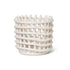 Keramik Korb offwhite | Ø 16 cm