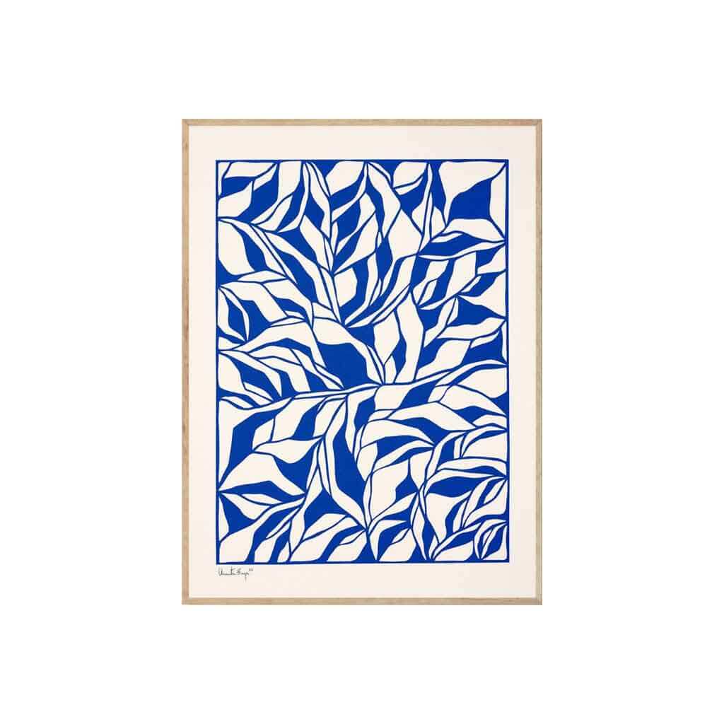joyne.com | Gerahmter Kunstdruck "The Blues No. 1" - Little Detroit | 50x70cm von The Poster Club