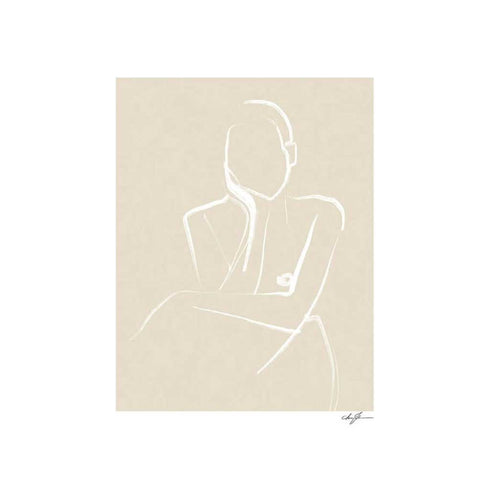 Gerahmter Kunstdruck Demure | 30x40cm