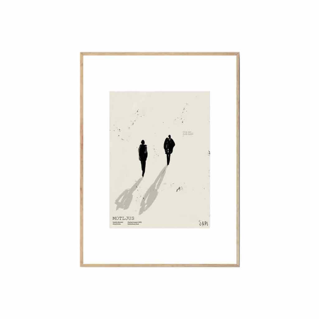joyne.com | Gerahmter Kunstdruck "Motljus" - Sandra Blomén Maschinsky | 50x70cm von The Poster Club