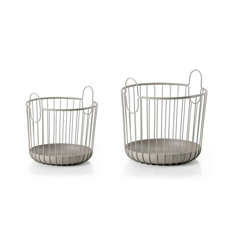 Metallkorb INU | taupe